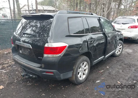2013 Toyota Highlander Se V6 from USA, damaged, VIN 5TDBK3EH6DS248128